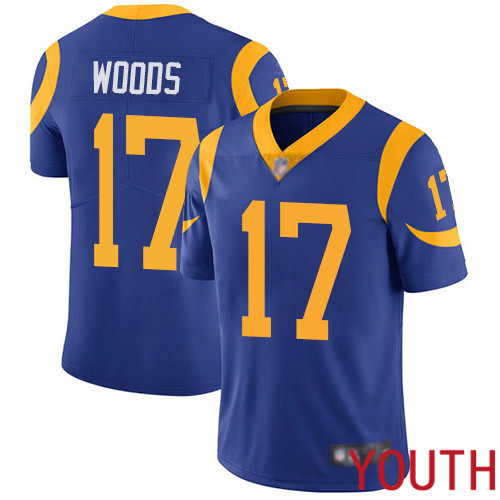 Los Angeles Rams Limited Royal Blue Youth Robert Woods Alternate Jersey NFL Football 17 Vapor Untouchable
